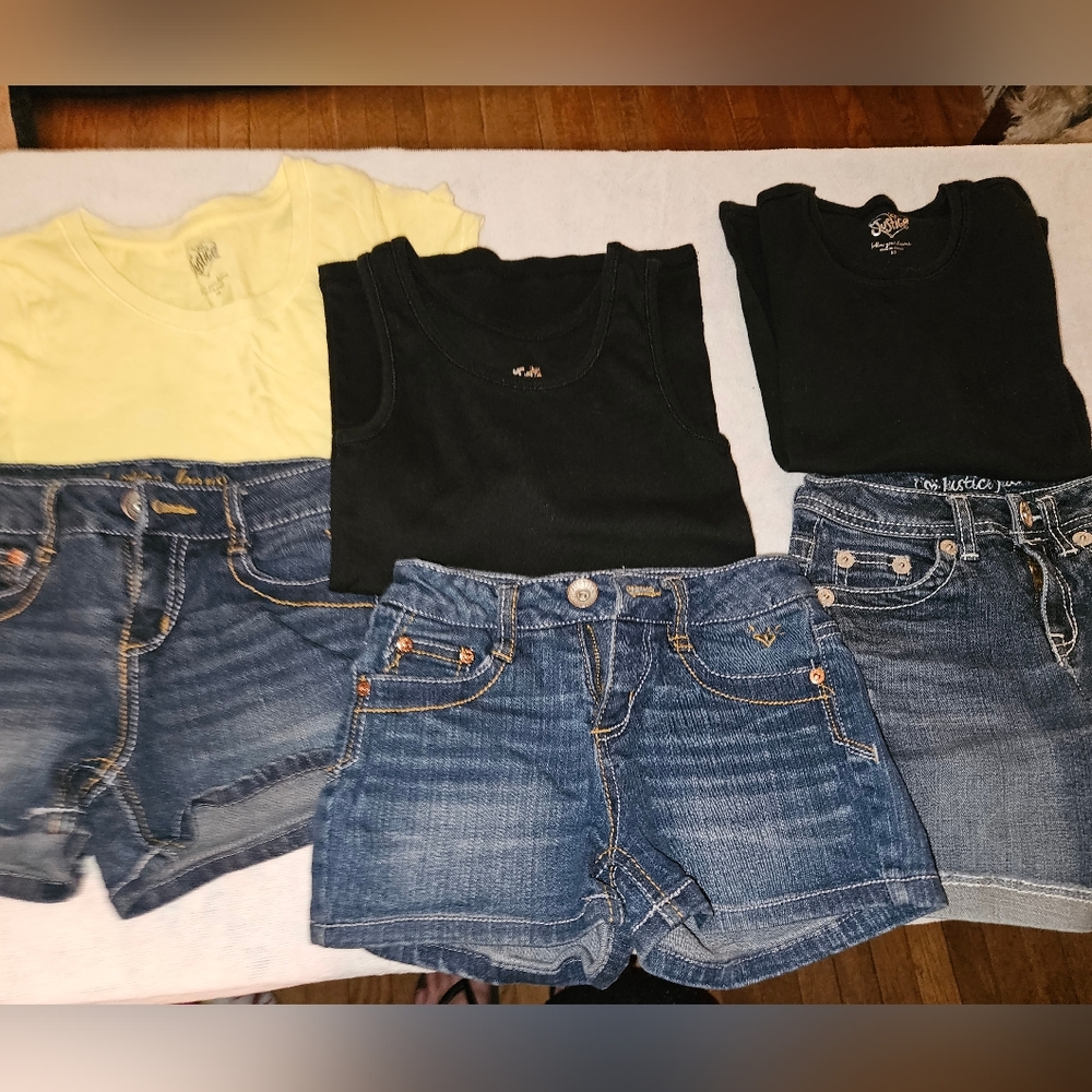 Girl's 6pc Justice Bundle,  size 10